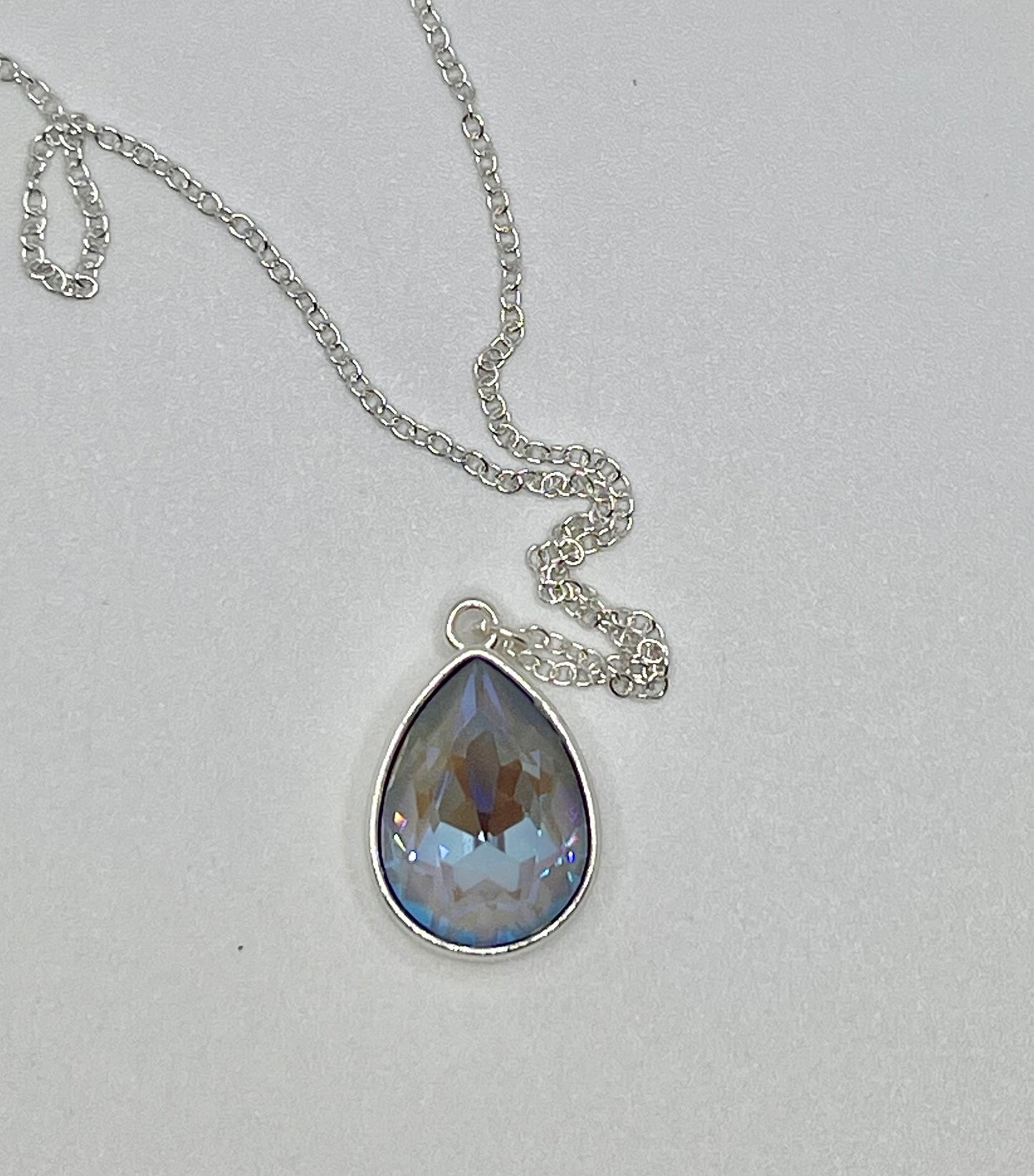 Denim teardrop