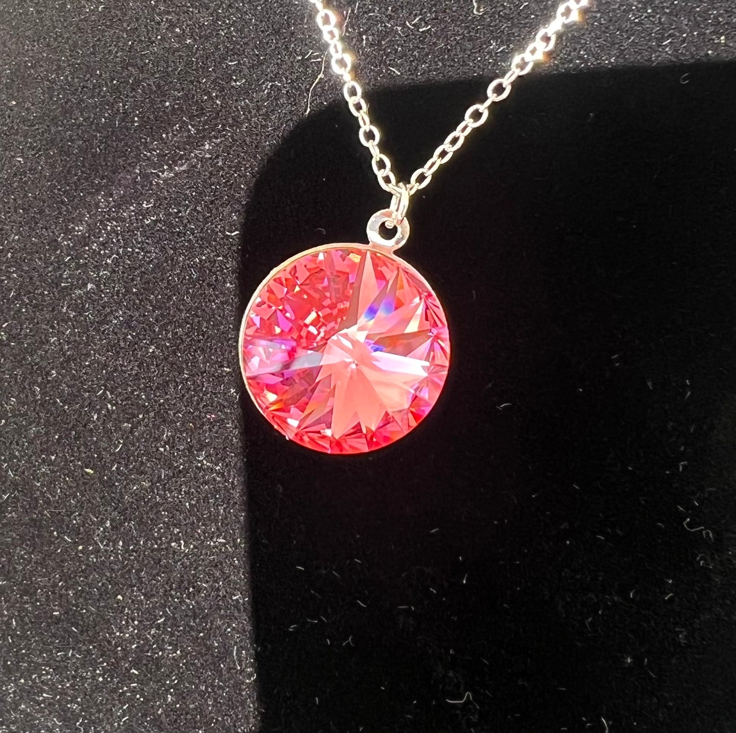 Pretty in Pink Crystal Necklace
