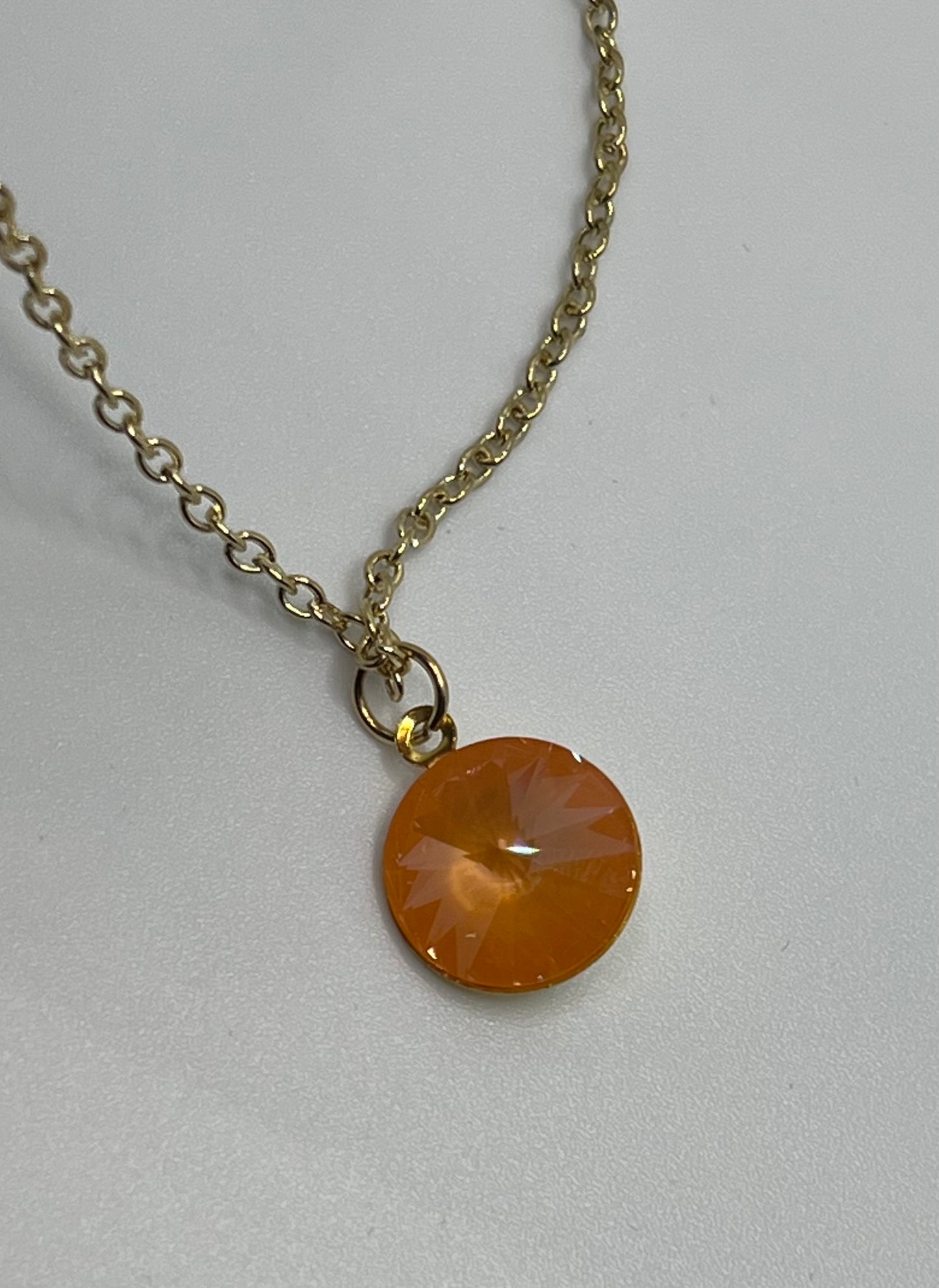 Mango Crystal Necklace