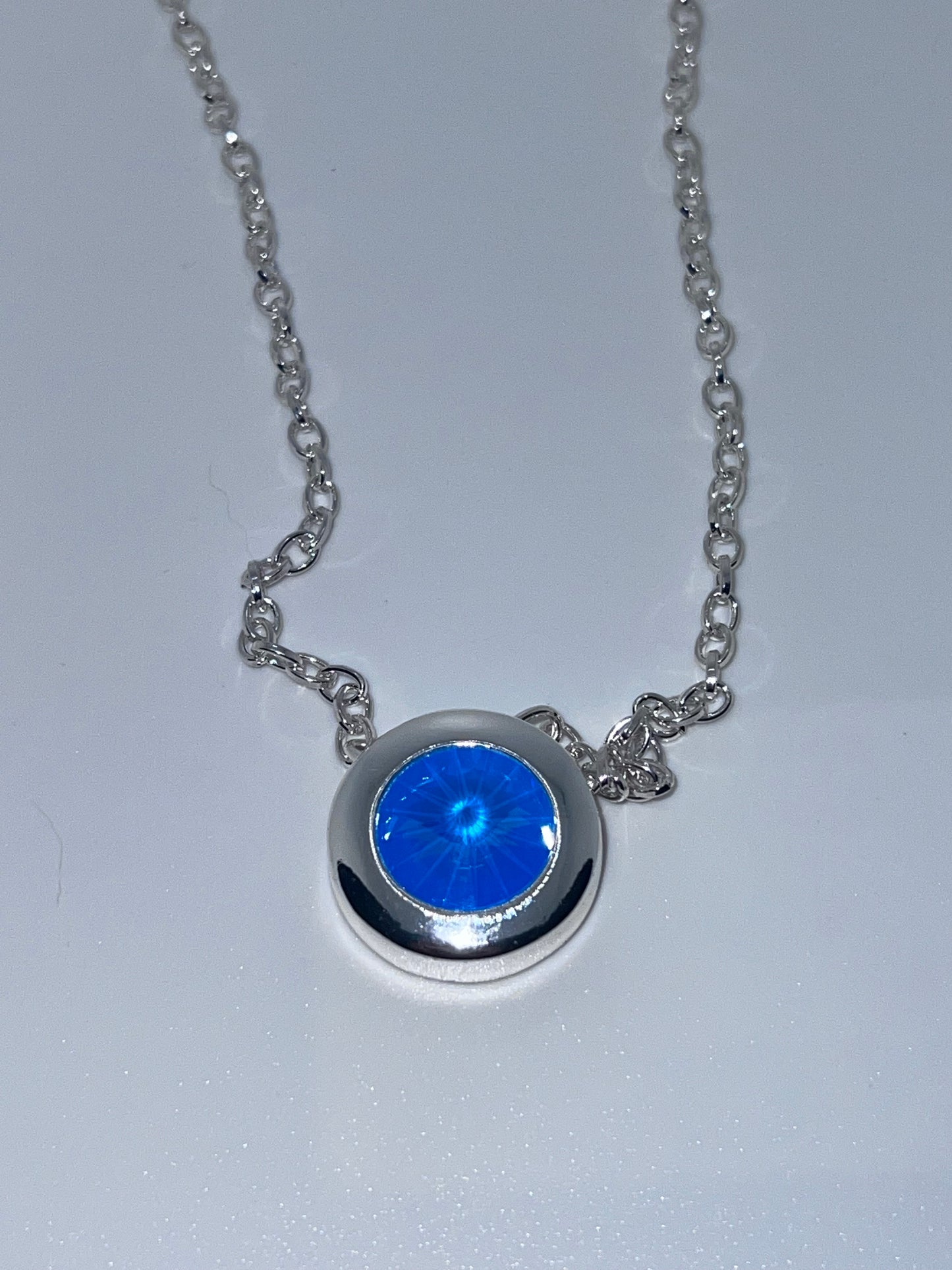 Ultra Blue Crystal Necklace