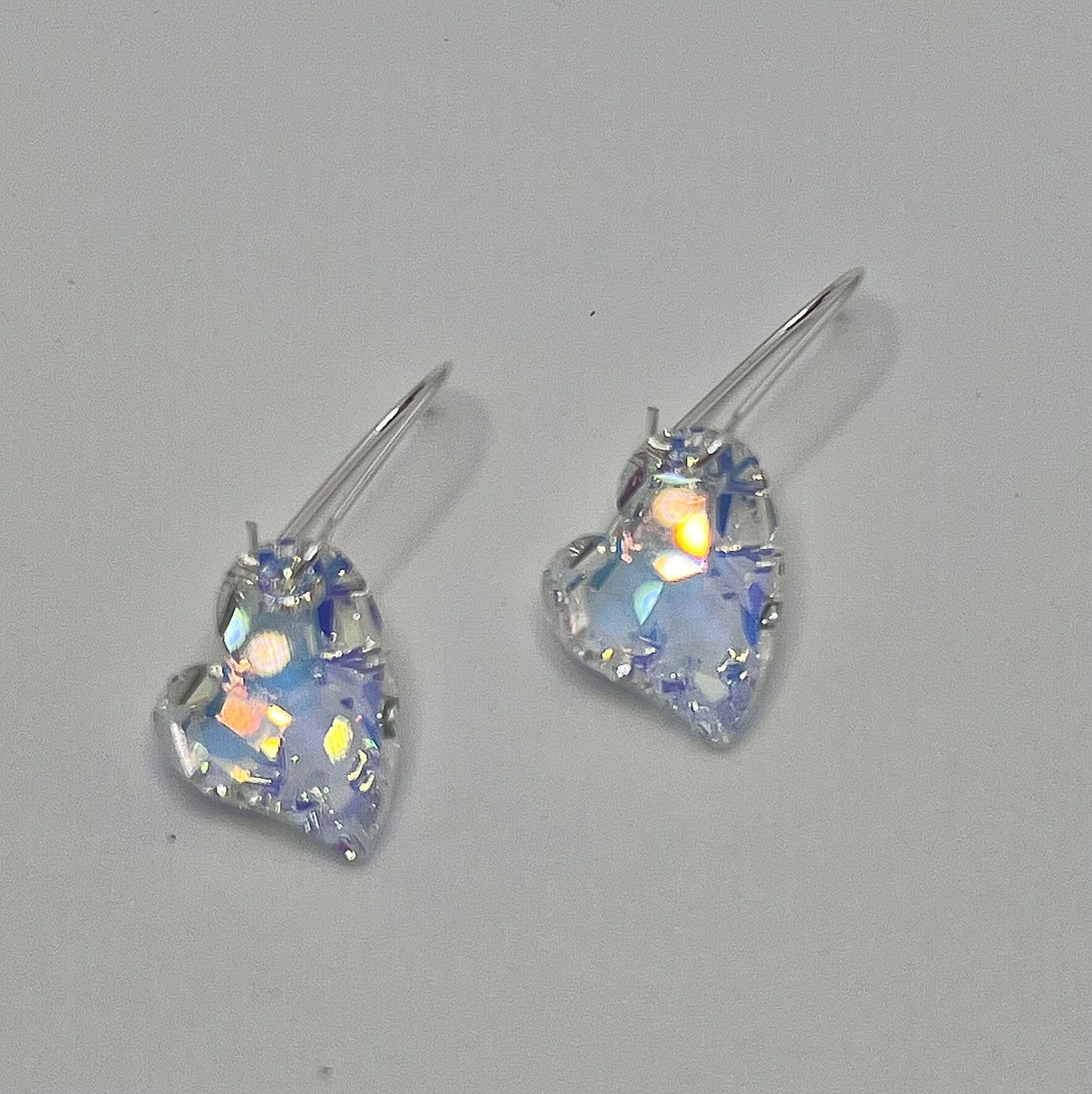 Crystal Heart Earrings