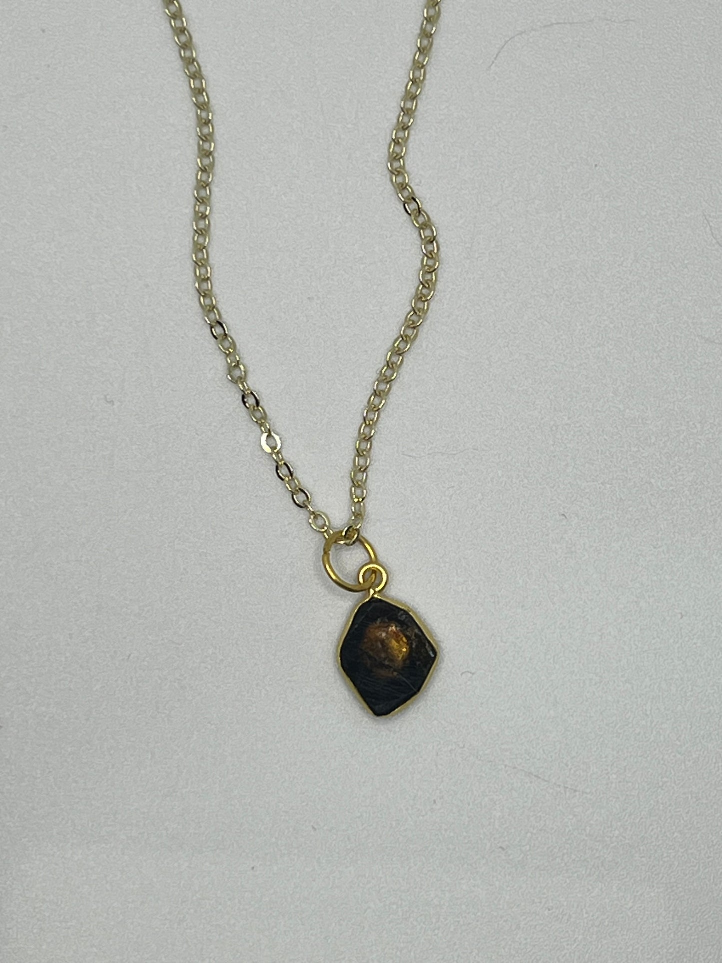Raw Bio Tourmaline Necklace