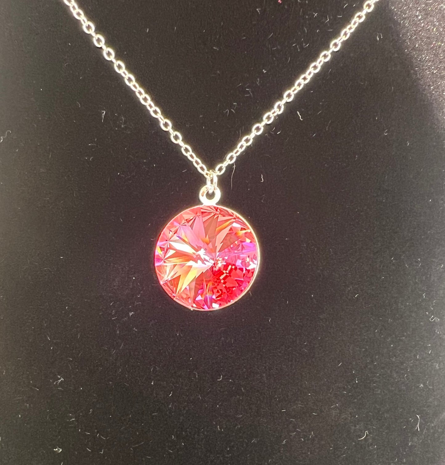 Pretty in Pink Crystal Necklace