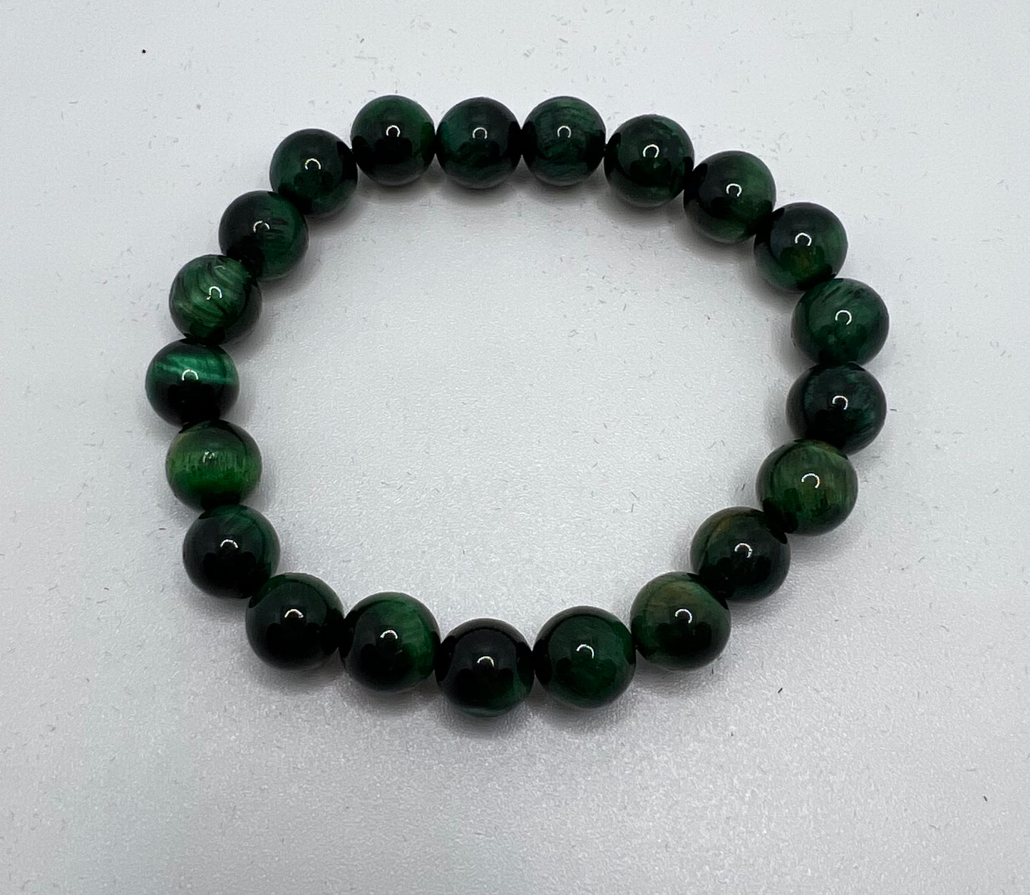 Green Tiger Eye Stretch Bracelet