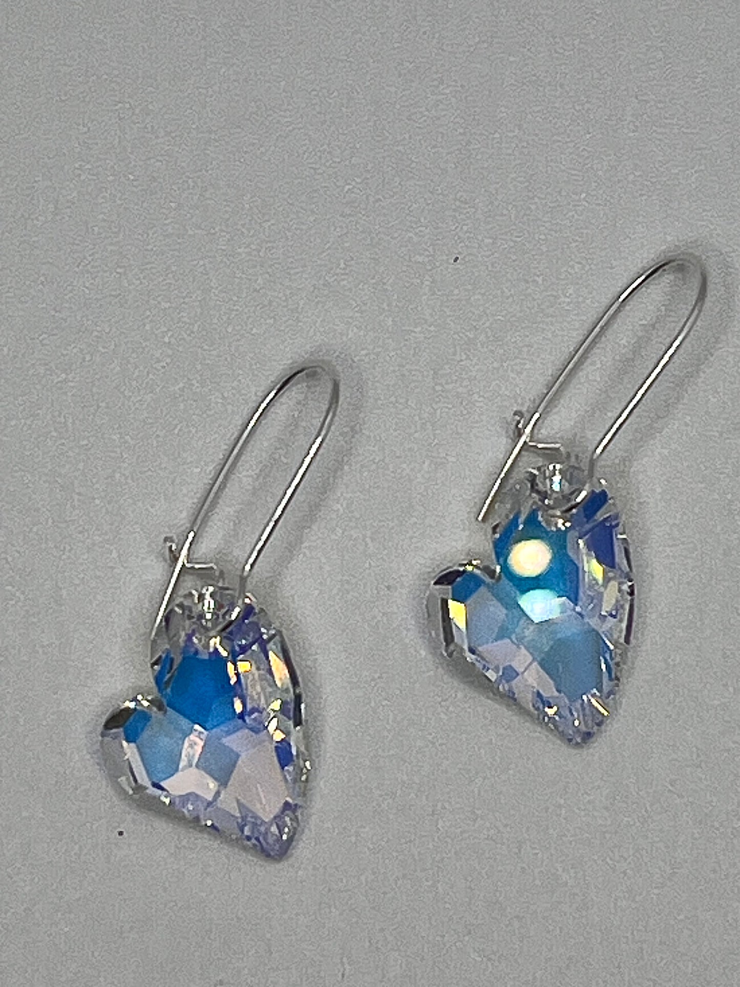Crystal Heart Earrings