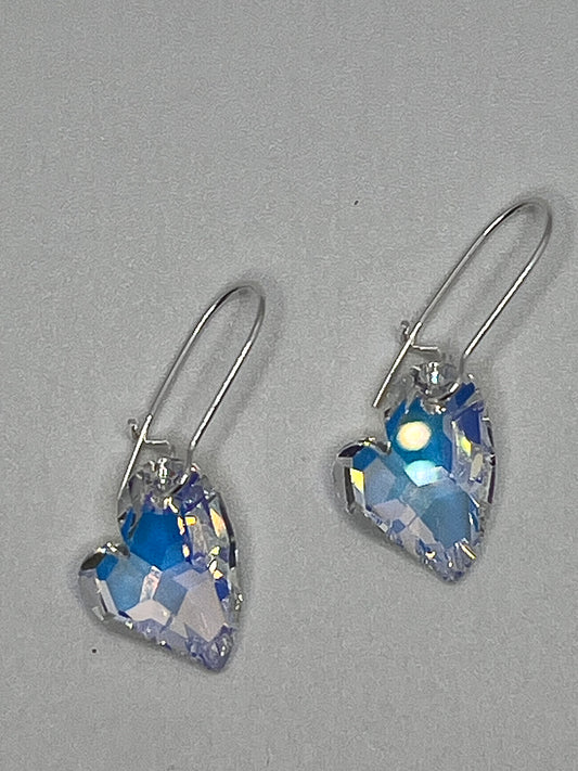 Crystal Heart Earrings