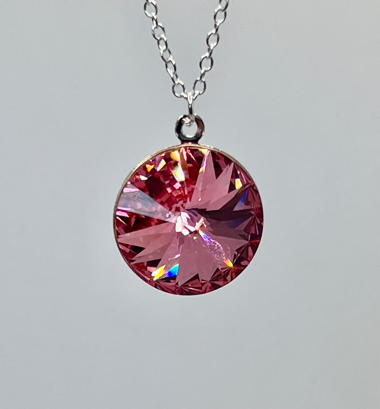 Pretty in Pink Crystal Necklace
