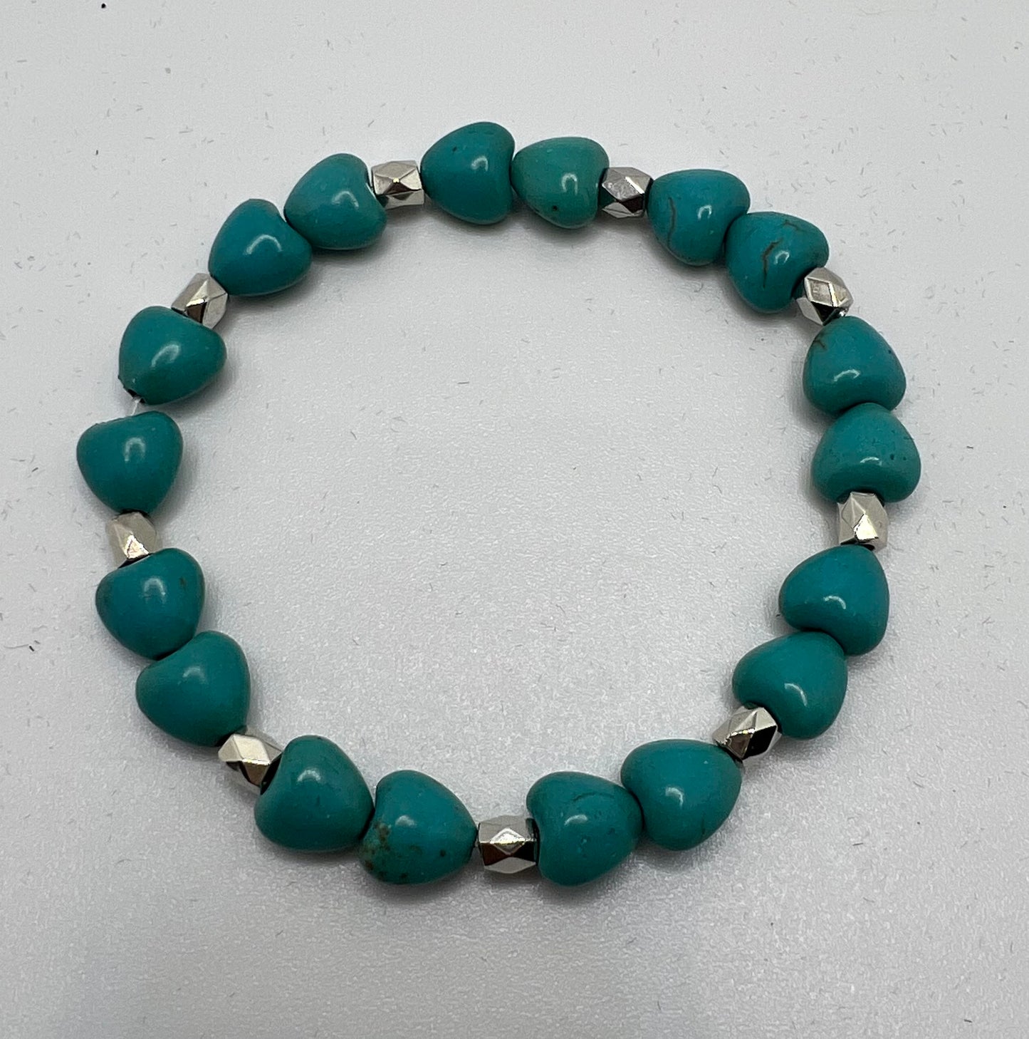 Turquoise Heart stretch bracelet