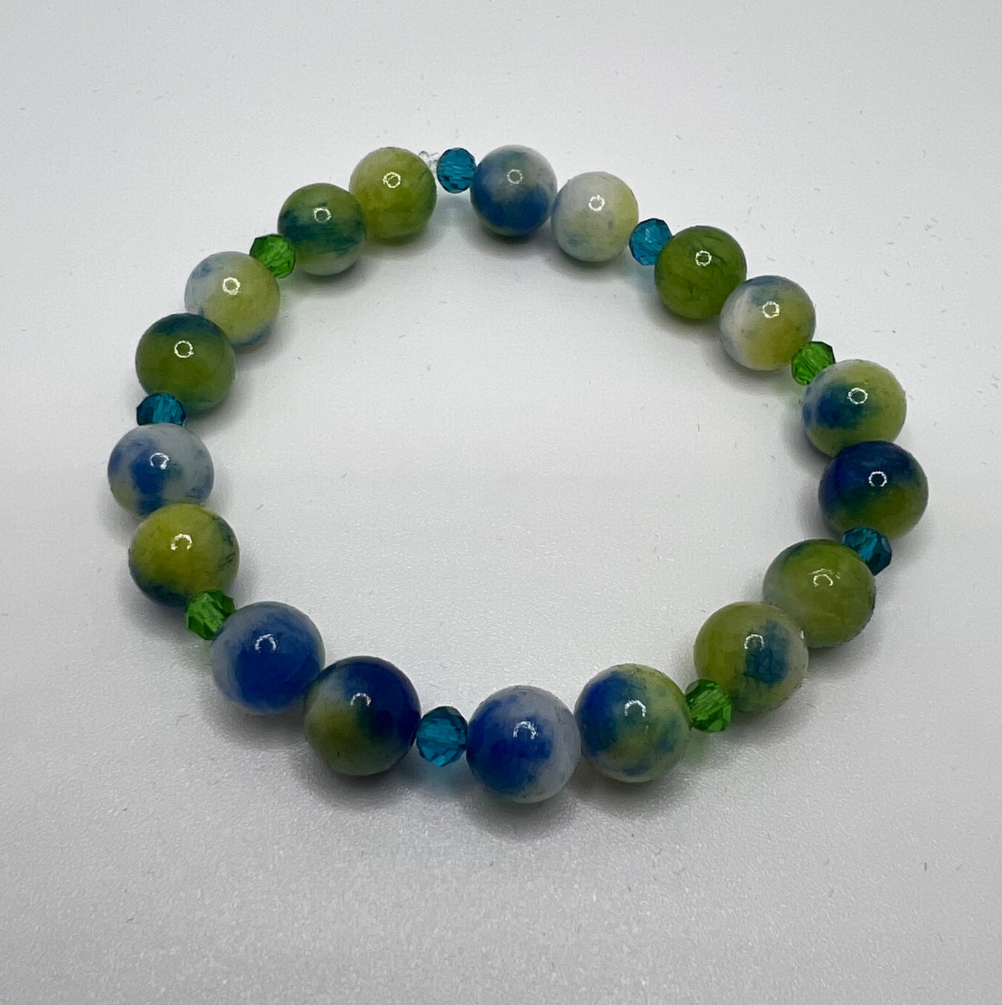 Persian Jade Stone Stretch Bracelet