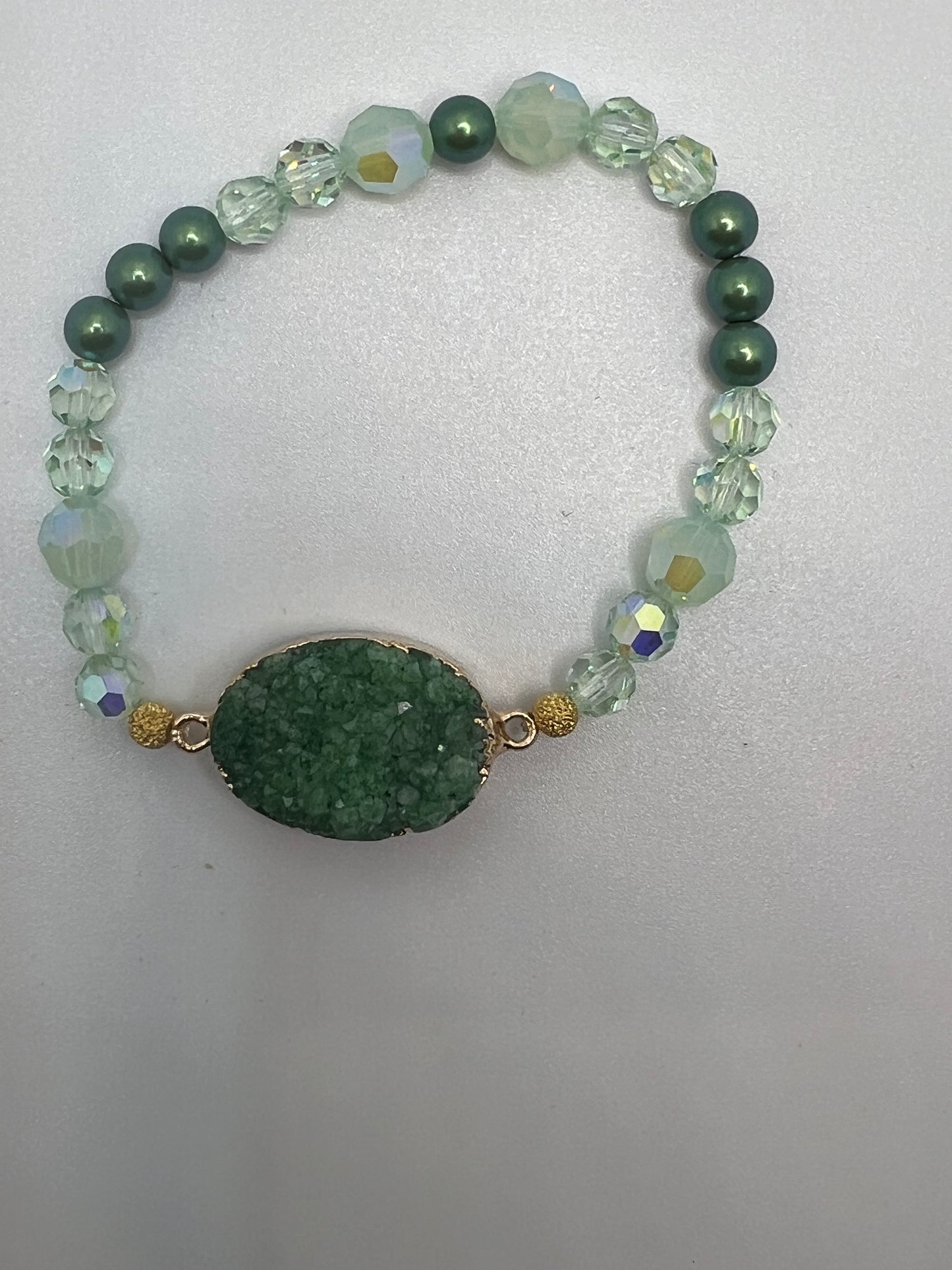 Gorgeous Green Bracelet Stack